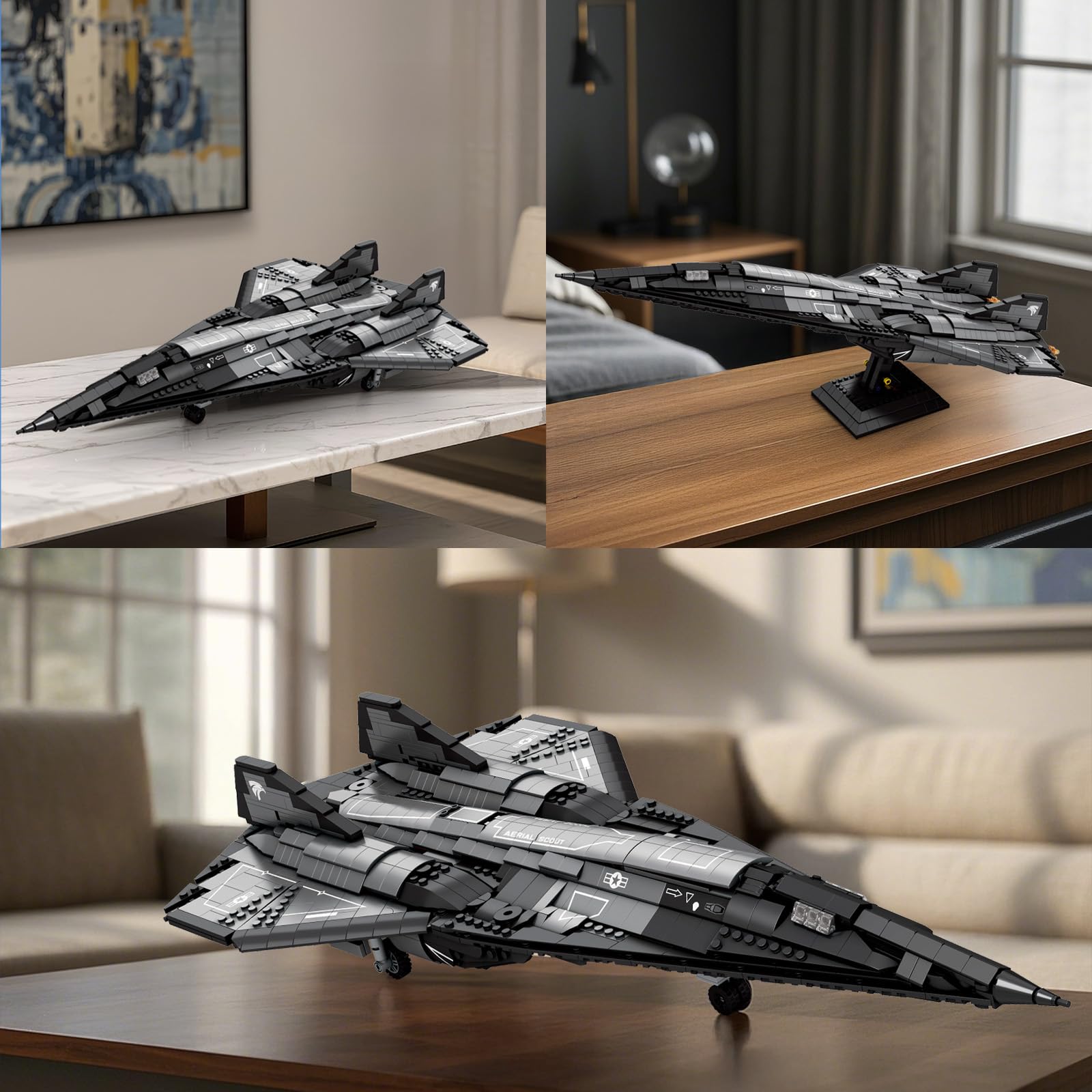 Amazon.com: Reobrix SR-72 Reconnaissance Fighter Jet Building Set